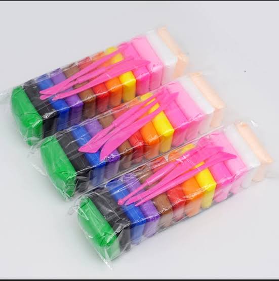 Foam Clay Playdough -Pack Of 12 - MARKERS ( Stationers, Fine Arts